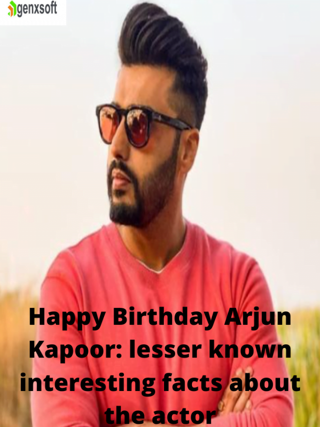 Happy Birthday Arjun Kapoor: lesser known interesting facts about the actor