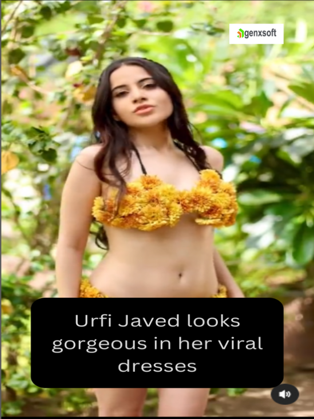 Urfi Javed looks gorgeous in her viral dresses of Uorfi Javed