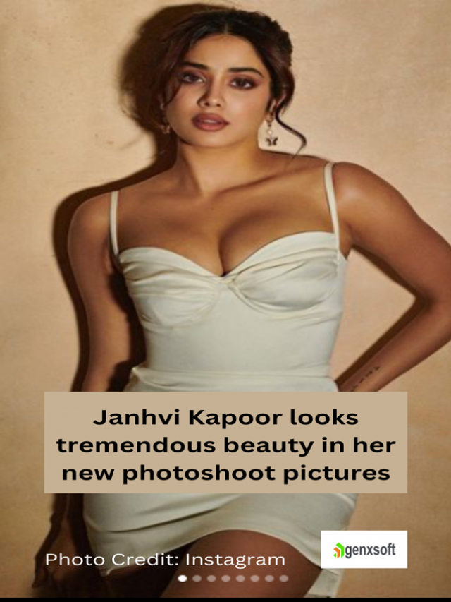 Janhvi Kapoor looks tremendous beauty in her new photoshoot pictures