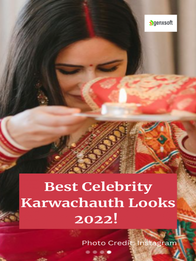 Best Celebrity Karwachauth Looks 2022! From Katrina Kaif to Mouni Roy