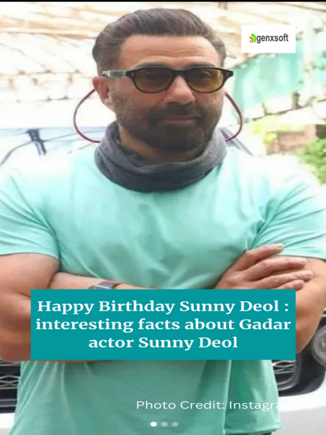 Happy Birthday Sunny Deol : interesting facts about Gadar actor Sunny Deol