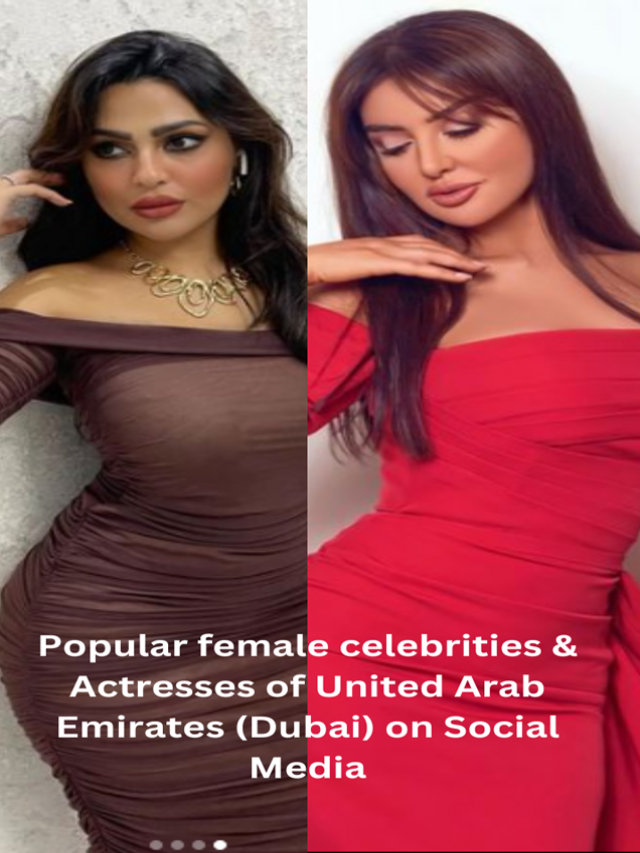 Popular female celebrities & Actresses of United Arab Emirates (Dubai) on Social Media