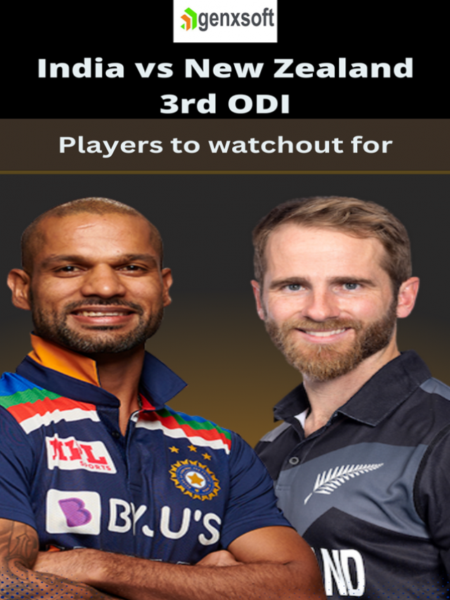 India vs New Zealand 3rd ODI :  Players to watchout for in India vs New Zealand 3rd ODI Cricket Match