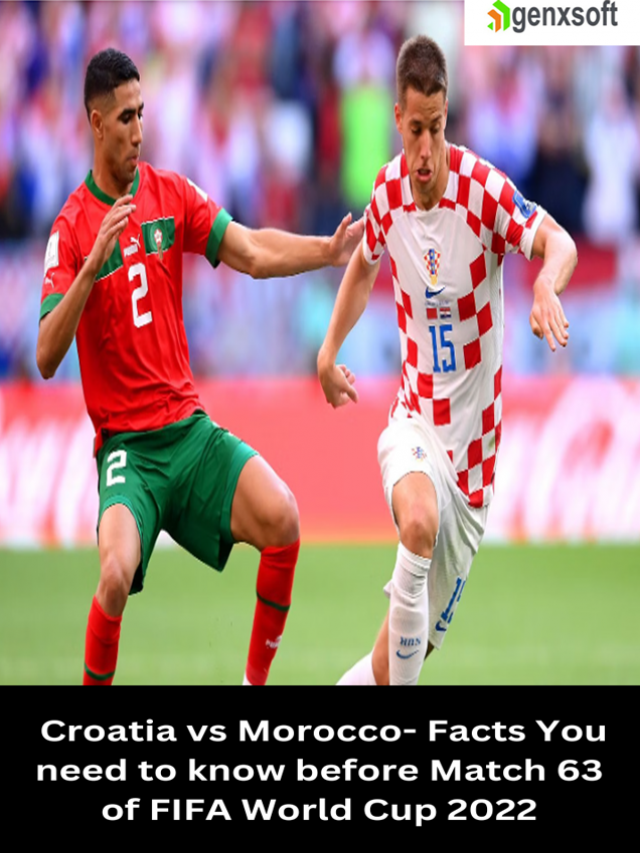 2022 FIFA World Cup: Croatia vs Morocco- Facts You need to know before Match 63 of FIFA World Cup 2022