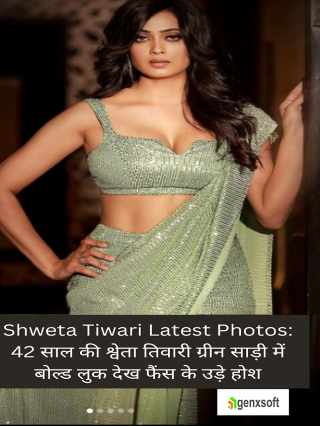 Shweta Tiwari Latest Photos 42 year old Shweta Tiwari’s fans go crazy after seeing her bold look in green saree