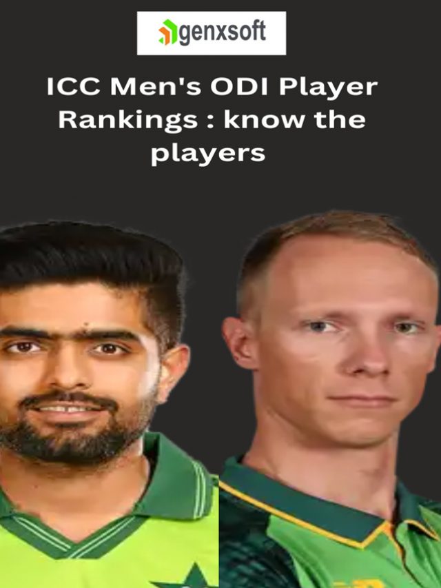 ICC Men’s ODI Player Rankings : know the players