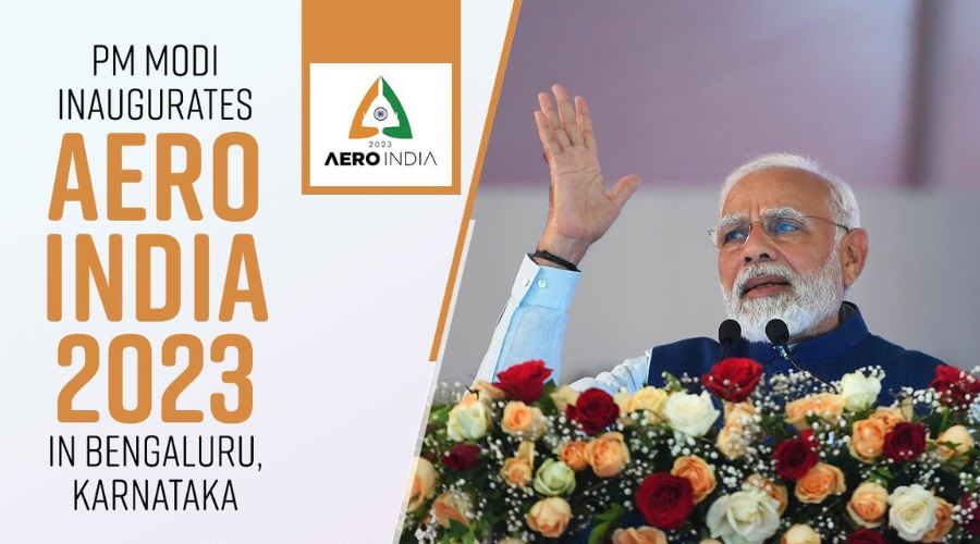 PM Modi inaugurates 14th edition of Aero India 2023 in Bengaluru