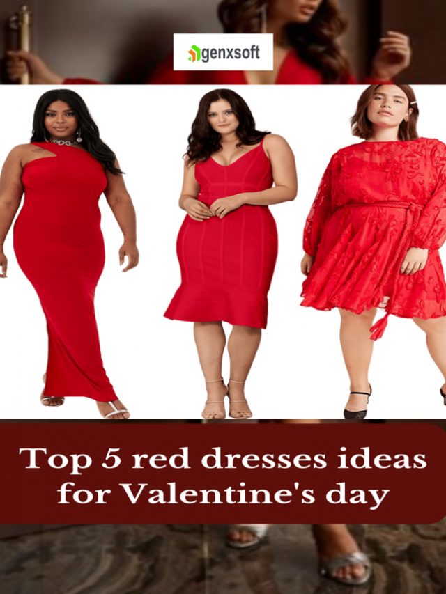 Top 5 red dresses ideas for Valentine’s day