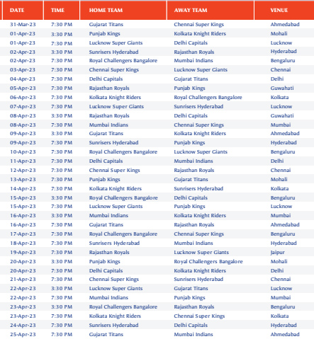 IPLschedule 1