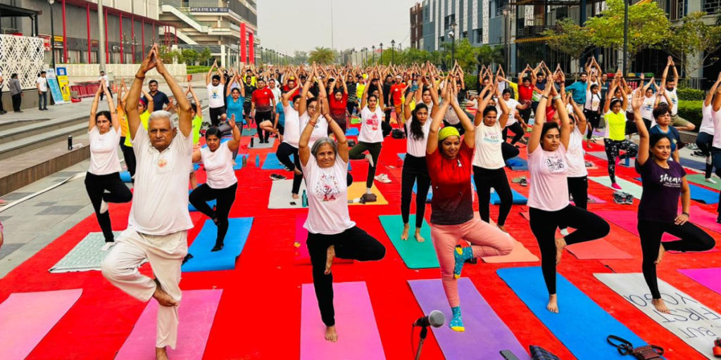 Decathlon and Nefowa together celebrated International Day of Yoga