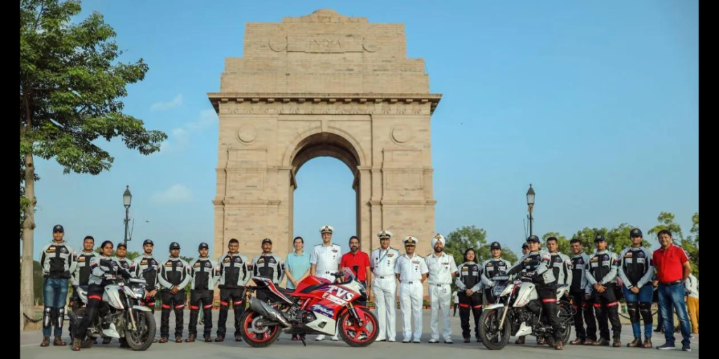 Indian Navy partners with TVS Motor Company as Part of its 'Azadi Ka Amrit Mahotsav