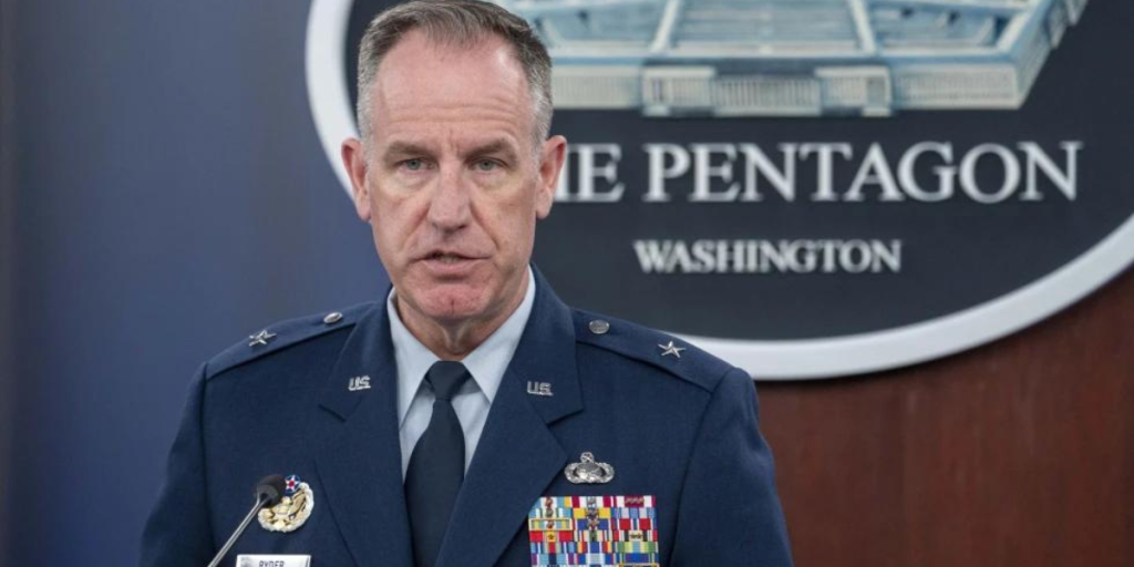 Pentagon spokesman U.S. Air Force Brig. Gen. Patrick Ryder