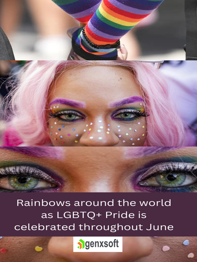 Rainbows around the world as LGBTQ+ Pride is celebrated throughout June