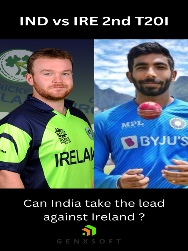 IND vs IRE 2nd T20I: Can India take the lead against Ireland?