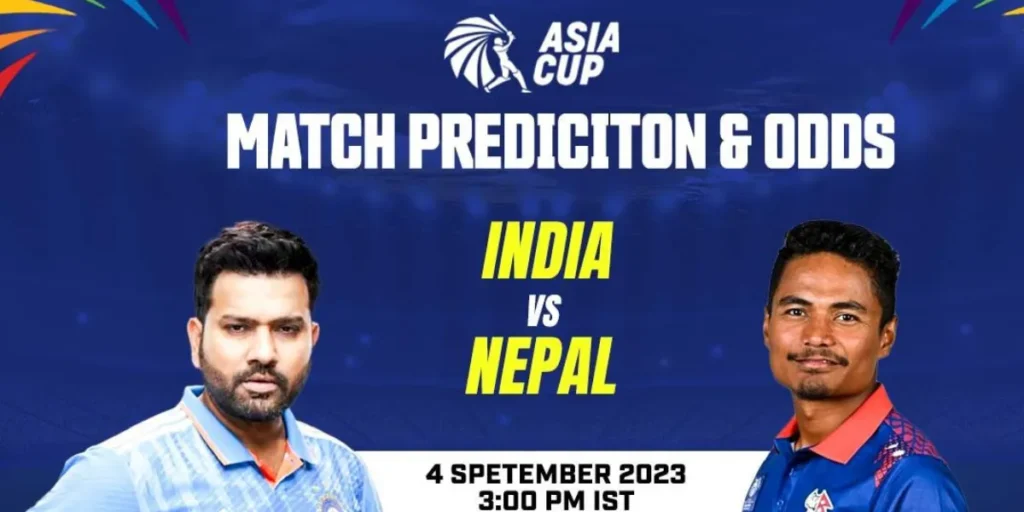 Asia Cup 2023 India vs Nepal