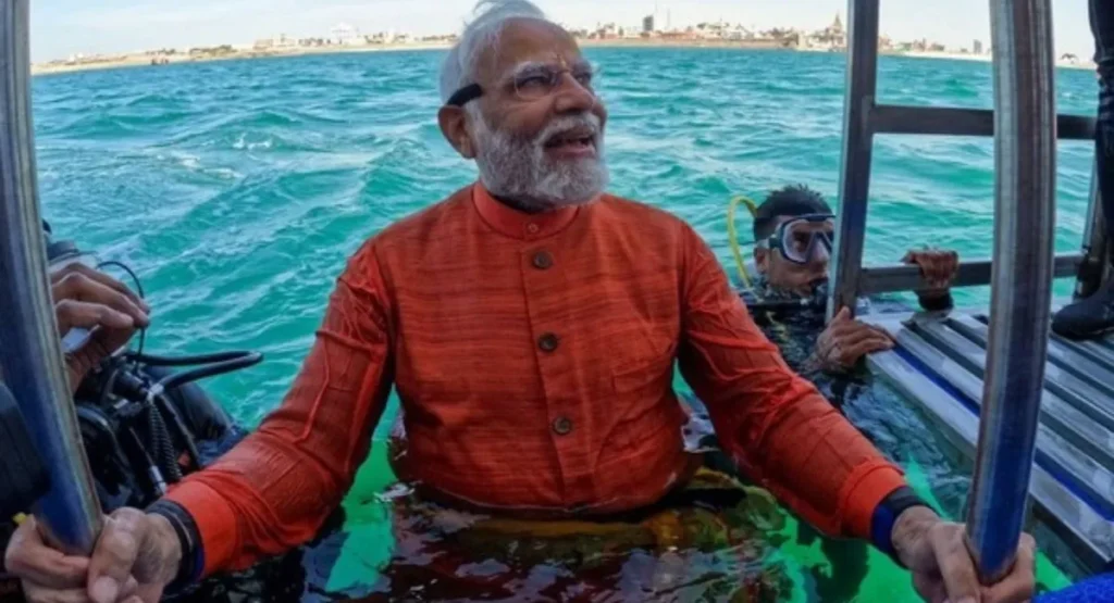 PM Modi in Dwarka