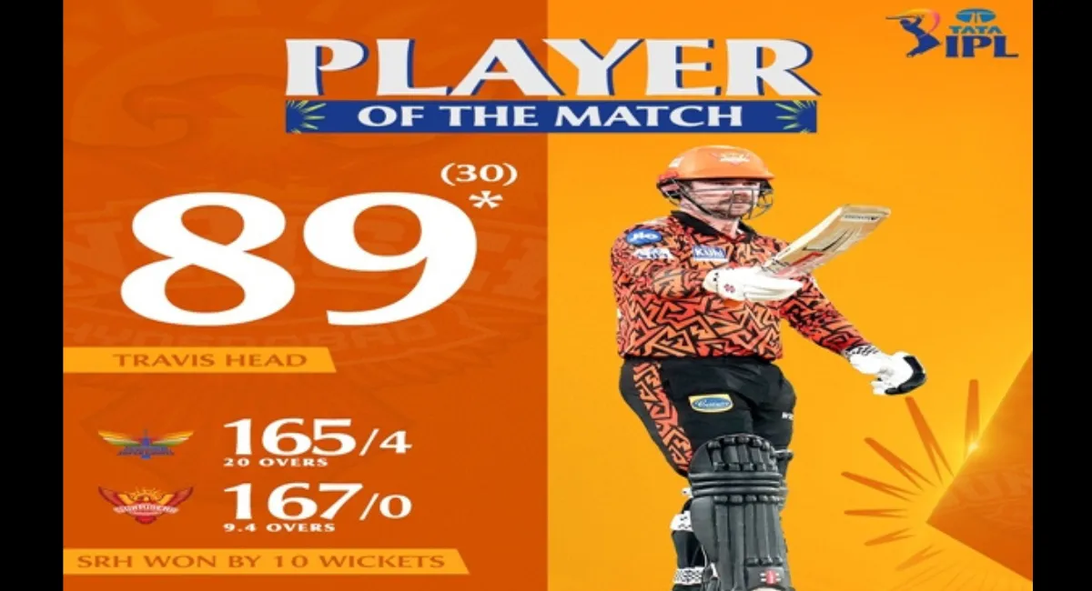 SRH vs LSG: Sunrisers Hyderabad Defeat Lucknow Super Giants By 10 Wickets