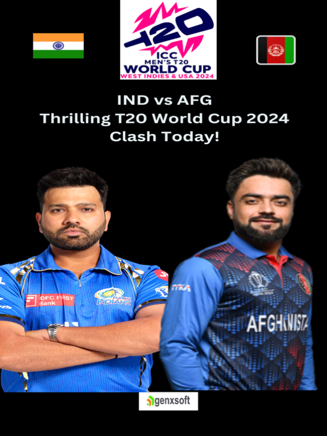 IND vs AFG Thrilling T20 World Cup 2024 Clash Today