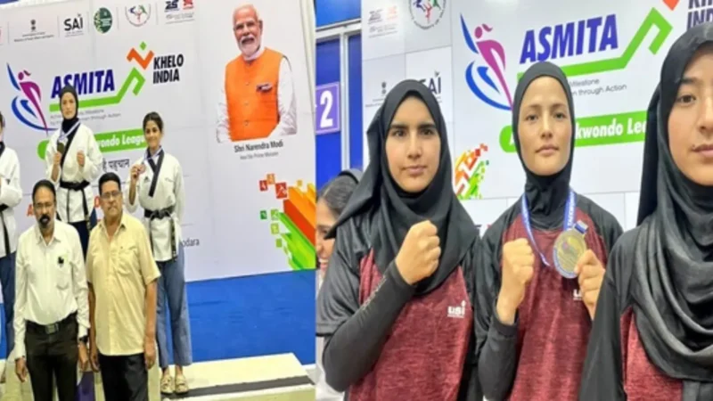 Nazira Banoo Wins Gold in Taekwondo at Khelo India League