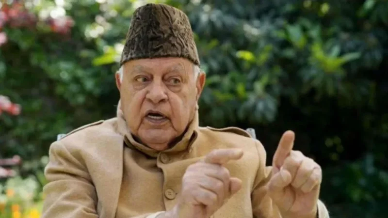 Farooq Abdullah Condemns Pakistan for Terror in J&K