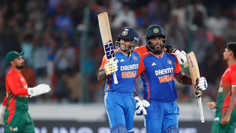 India set new T20I record, just miss 300-run mark in Hyderabad