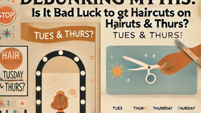 Debunking Myths: Haircuts on Tuesdays and Thursdays