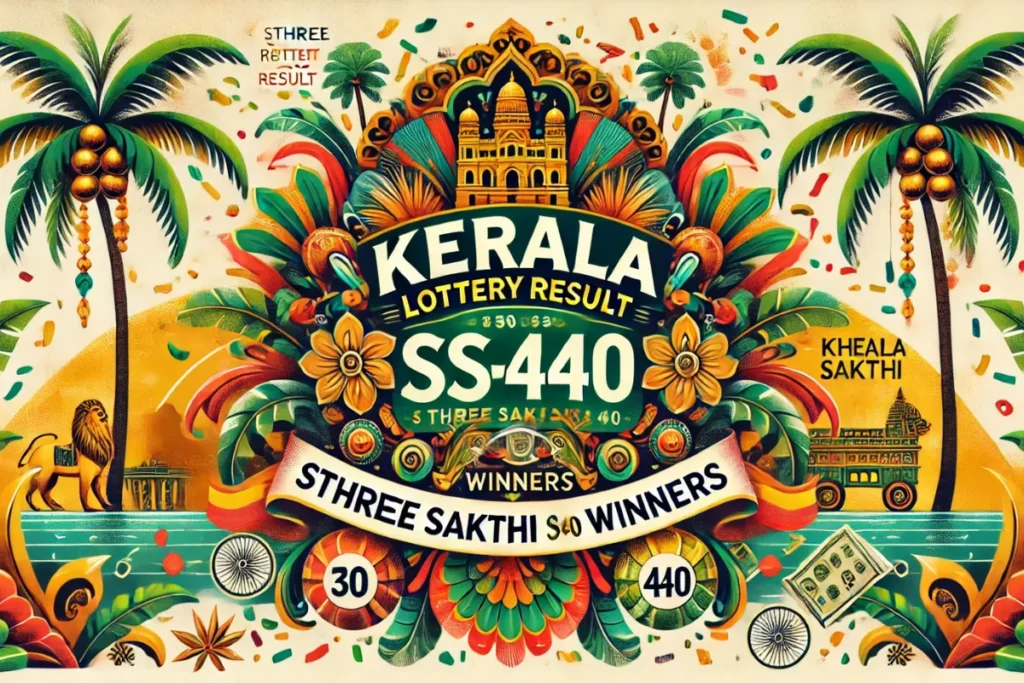 Kerala Lottery Result Sthree Sakthi SS-440