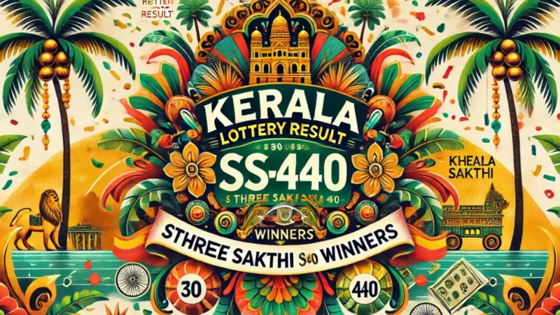 Kerala Lottery Result Today 5.11.2024: Sthree Sakthi SS-440 Winners